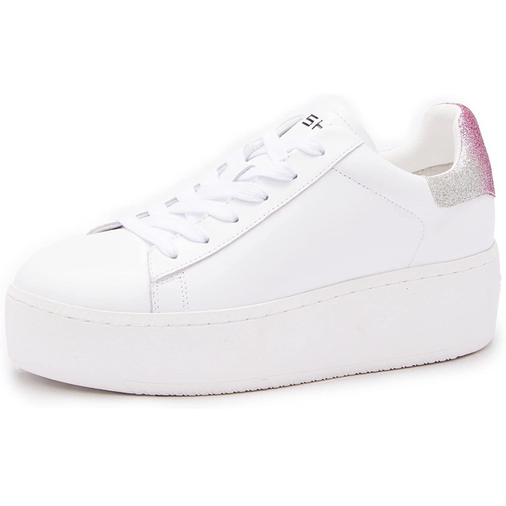 ASH Moby Platform Sneakers - Pink and Silver ombré
